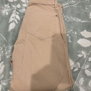 Beige Casual Pants